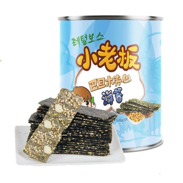 Snack di Alghe croccante con Mandorle e Sesamo