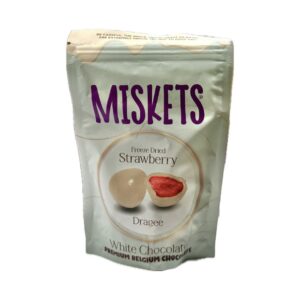 Miskets Fragole essiccate ricoperte di Cioccolato Bianco